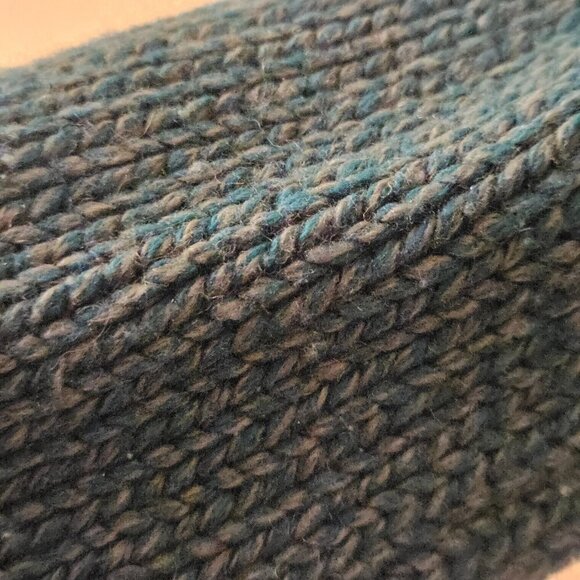 Sonoma blue long line cardigan Brown buttons winter wear pockets warm wool M - Picture 11 of 15